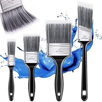Emitever Multi‑Surface Paint Brushes – Indoor/Outdoor