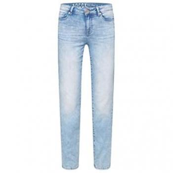 SOCCX Damenjeans Regular-fit RO:MY ohne Details
