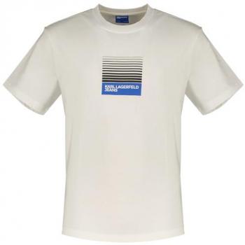 T-shirt Homme Karl Lagerfeld Reg Box Fade White (Couleur)