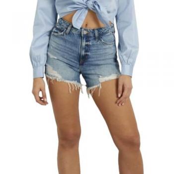 Guess Denim Ripped Shorts