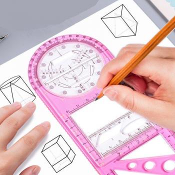 Regla Métrica de Dibujos Geométricos