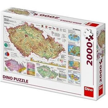 Kartenspiele: Tschechische Republik – Dino Puzzle 2000 pcs