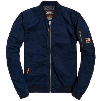 Superdry Men's Rookie Duty Bomber Jacket, Blue (New Midnight YP5), Large