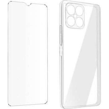 Coque à Gel Silicone Avizar – protection Honora X8 5G, verre trempé 9H