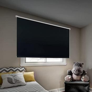 Cortina Easyfix, Estor Opaco Enrollable, Instalación Sin Taladrar, 45 x 180 cm