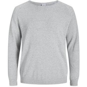 Light Grey Melange Merino Wool Sweater – Hill Collection