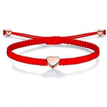 Cœur en Argent Sterling Bracelet Femme Fille