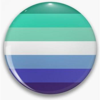 Pride Flag Soft Button Pin