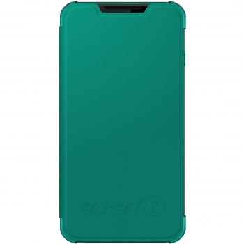 Custodia Verde a libro per cellulare Wiko