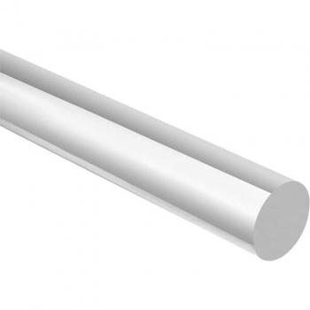 Round Acrylic PMMA Rods 0.47 Inch Dia 10 Inch Length Clear 2 Pieces