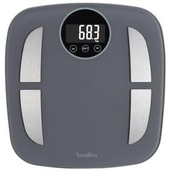 Pèse-personne impédancemètre Terraillon Power Fit avec plateau en verre