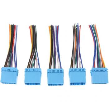 5pcs ISO Wiring Adapter Plug for Buick, Honda, Chevrolet