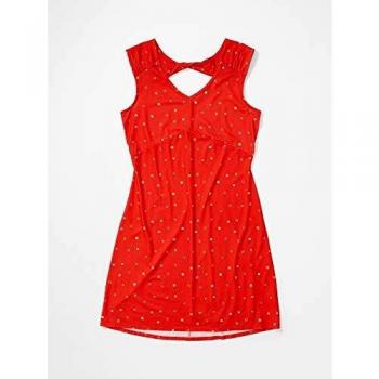 Robe Annabelle Marmot Femme Mi Longue Été Bretelles Protection UV Respirante Séchage Rapide Victory Red Polkadot FR: XS