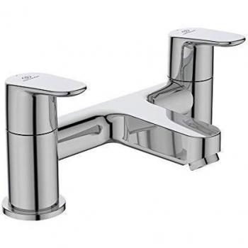 Robinet de baignoire idéal standard BC707AA en finition chromée, murale à 2 trous