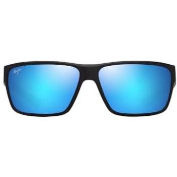 Maui Jim Uila B661-02 Matte Black Sunglasses 62 MM