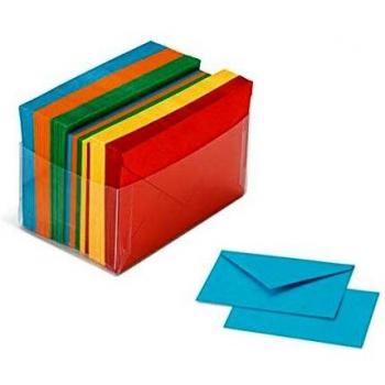 Lot de 100 enveloppes à motifs arc-en-ciel – Favini