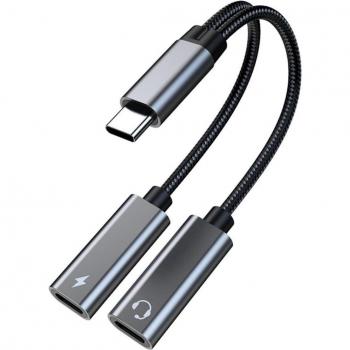 Cable USB-C a USB-C 0,13 m Plata
