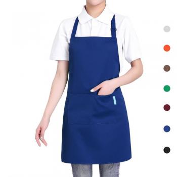Tablier Polyestérelle à Ceinture Ajustable – Utilisation Restaurant / BBQ (Bleu)