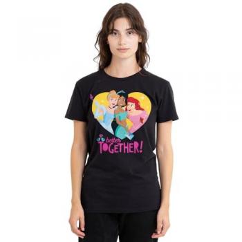 Princess Valentine’s Day “Together Forever” T‑Shirt – Black
