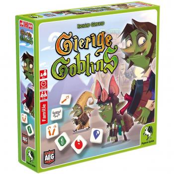 Pegasus Spiele – Gierige Goblins Brettspiel für Familien – Edelsteine Bluffen