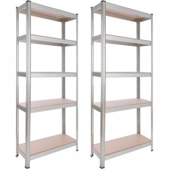Set of 2 Arebos Heavy Duty Shelving