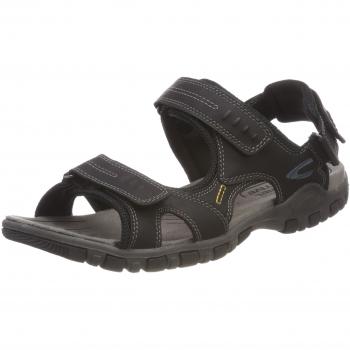 Camel active Ocean 50 Herren Sandalen, Schwarz, 41 EU
