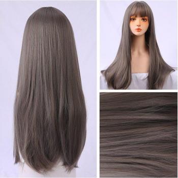 LUPU 23-Inch Long Wave Cosplay Wig for Women