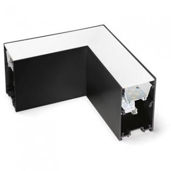 Kit Angolare LED Fluo 3000K Luce Calda Nero