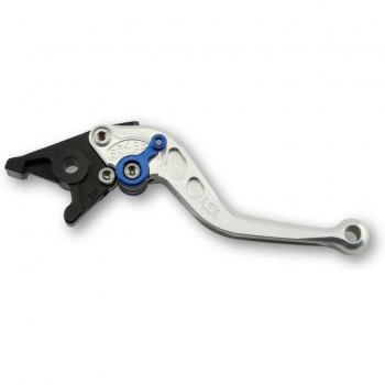 Leva freno LSL R68R, corto, argento/blu
