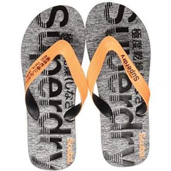 Infradito Superdry SCUBA GRIT, Uomo, Fluro Orange/Black/Grey