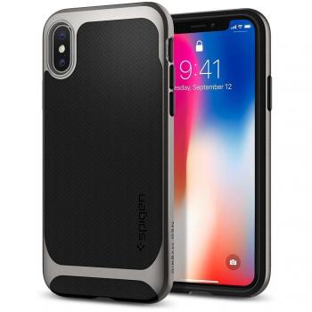 Funda iPhone X, SPIGEN® [Neo Hybrid] Protección interna flexible y cuadro reforzado de parachoques duro para iPhone X