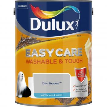 Dulux 5278689 Easycare Matt Emulsion Paint, Chic Shadow, 5 L