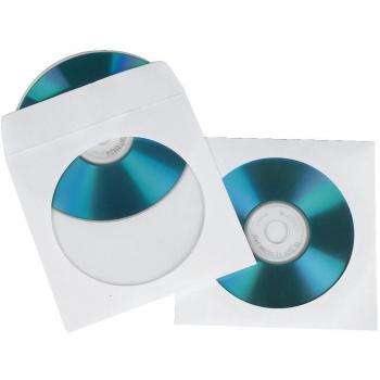 Weißes Hama-CD/ DVD-Case-Set – 25‑Pack