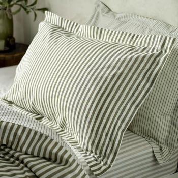 Hebden Multi‑Tone Cotton Pillowcase Set – 100% Organic Cotton