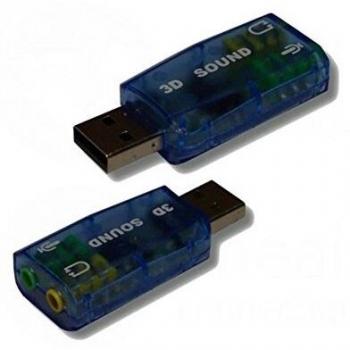 Carte Son Externe 5.1 Canaux pour PC avec Protection Anti-Pop