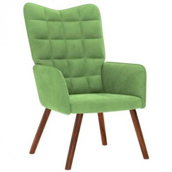 Siège de Salon Velours Vert Clair