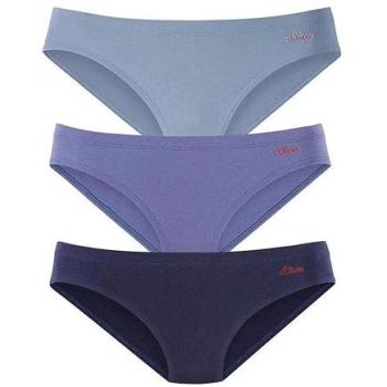 S.Oliver Jersey Bikinislip Damen XL Blau – 44/46