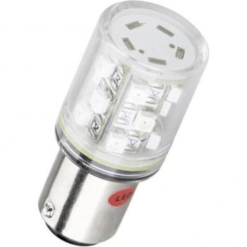 LED-Leuchtmittel BA15d Rot – 24 V DC / AC, 18 lm, 1‑Stück (Barthelme 52190211)