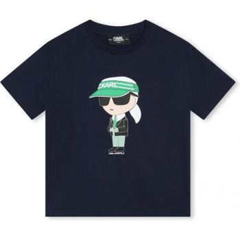 T-shirt bleu 16A Karl Lagerfeld Kids pour garçon