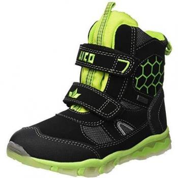 Lico Jungen Boy V Blinky Sneaker, Schwarz/Grau, 25 EU