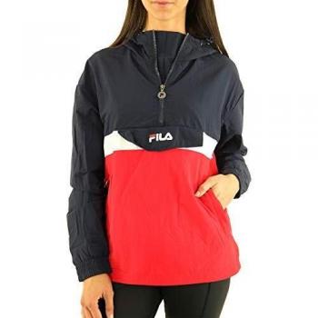 Sudadera con Capucha Mujer Fila Pavlina Rojo Azul oscuro