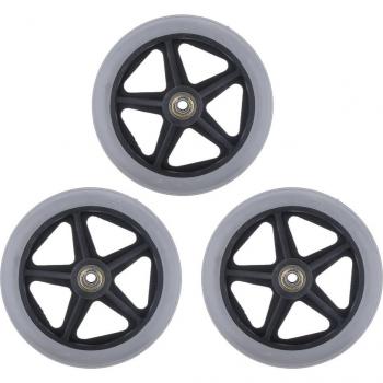 3‑Pack ABS 5/16 Castor Wheels for Wheelchairs