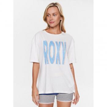 Roxy Basic T-Shirt ERJZT05461 – Weiß, Regular Cut