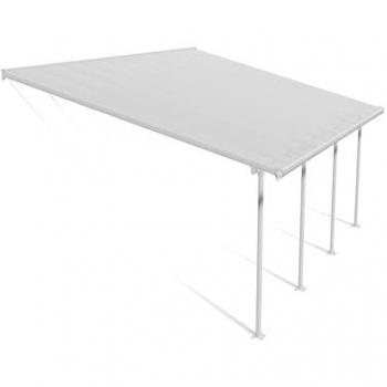 Palram Feria Patio Cover 4X6.06m Clear White