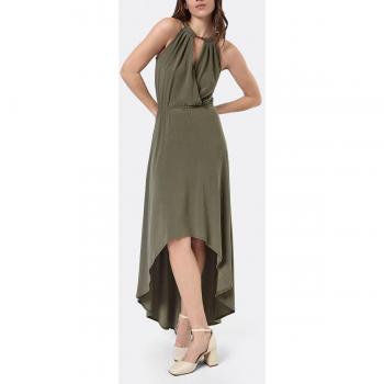 Cuplé Vestido Asimétrico Kaki 600158