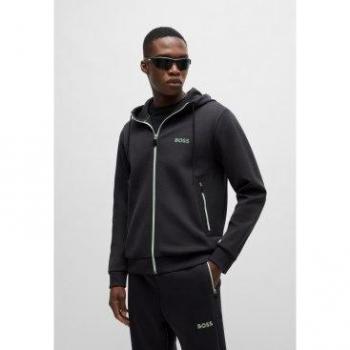ONLY Herren Zip Hoodie Schwarz