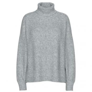 Pieces Rollkragenpullover mit erhabener Naht Modell 'MALOU', Größe L