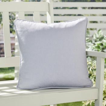 Silver Outdoor Cushion with Plain Dye (43cm x 43cm)