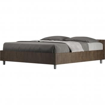 Cama de madera de nogal Nuamo 160x190