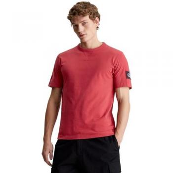 Calvin Klein Maglietta Badge Rossa XL
